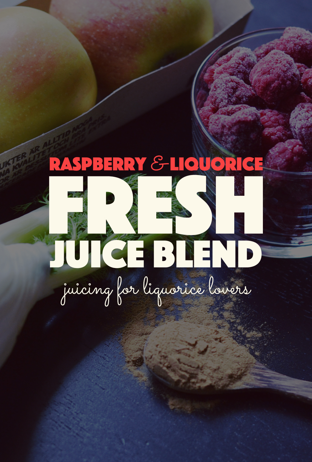 Raspberry Liquorice Blend | http://BananaBloom.com