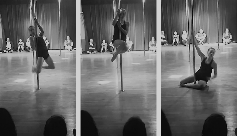Pole Dance Performance // http://BananaBloom.com #poledance #polefitness #exercise #workout #dance #performance