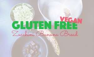 Gluten Free Banana Zucchini Bread // http://BananaBloom.com #vegan #glutenfree #bread