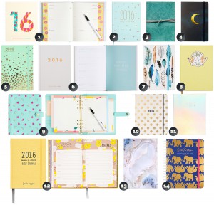 The 2016 Planner and Journal Guide | http://BananaBloom.com #stationary #planner #journal #diary #2016