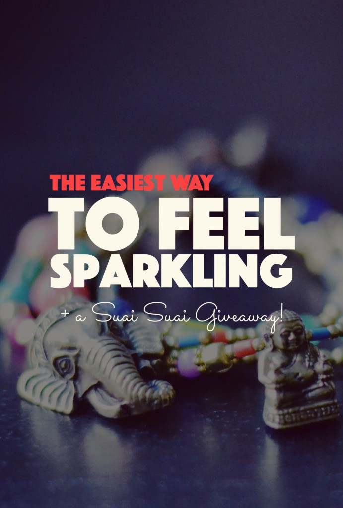 The Easiest Way to Feel Sparkling + a Suai Suai Giveaway
