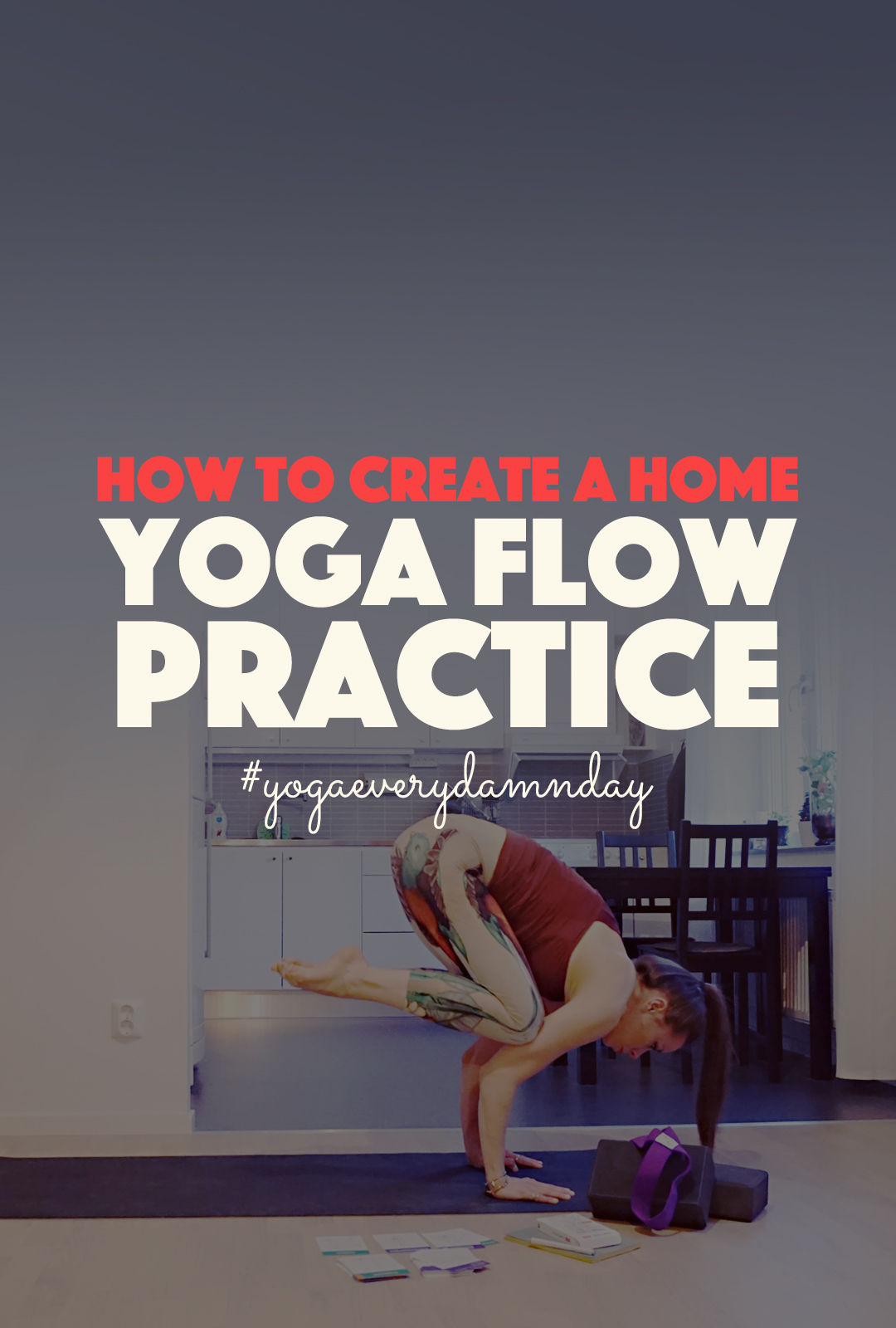 How to Create an At Home Yoga Flow Practice | http://BananaBloom.com #yogaflow #athomeyoga #yogapractice #yoga