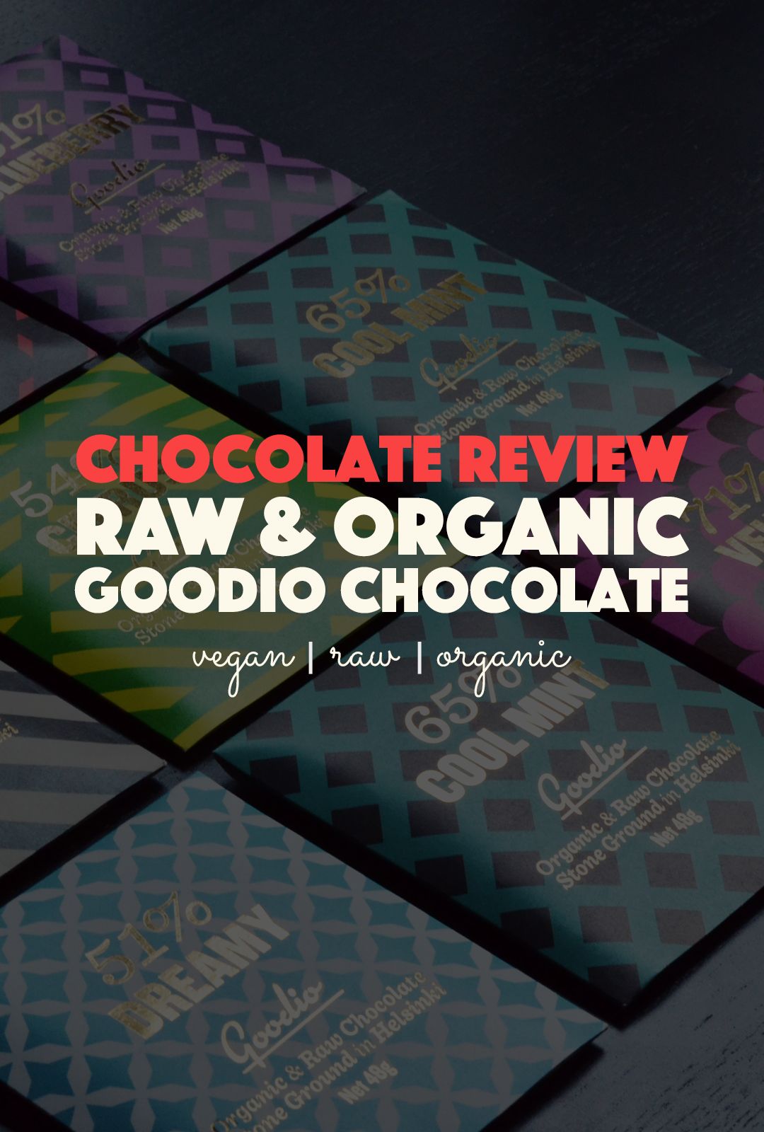 Goodio Raw Organic Chocolate Review | http://BananaBloom.com #rawfood #rawchocolate #goodio