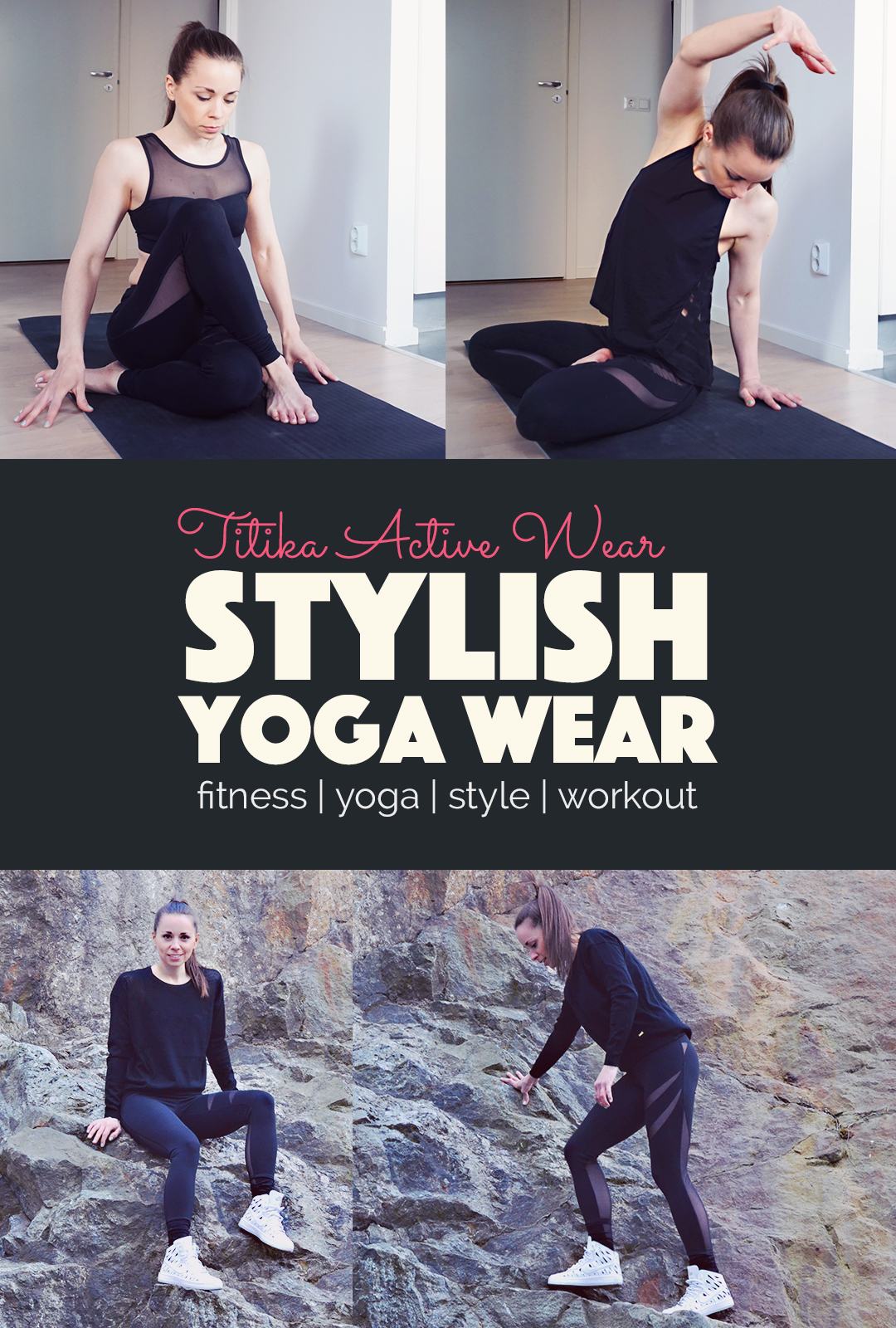 Stylish hot sale yoga wear