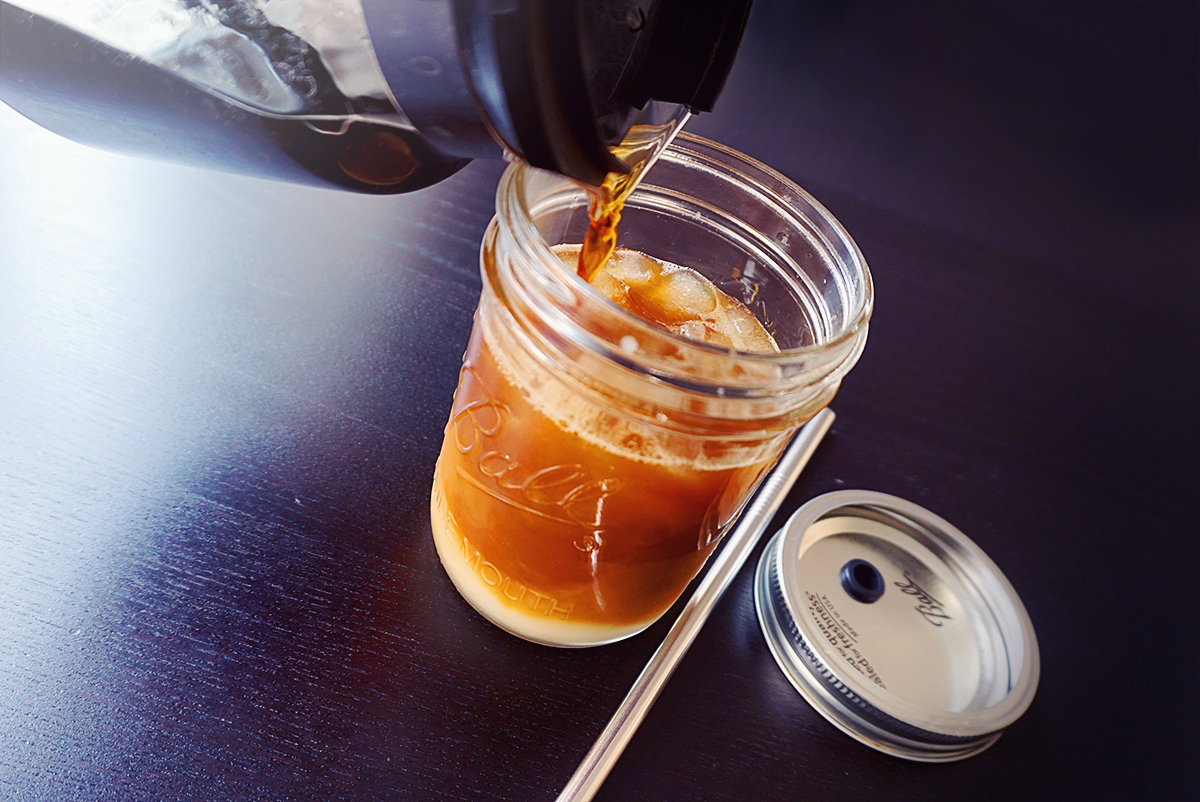 Iced Coffee | http://BananaBloom.com #icedcoffee #summer #vegan #coffee