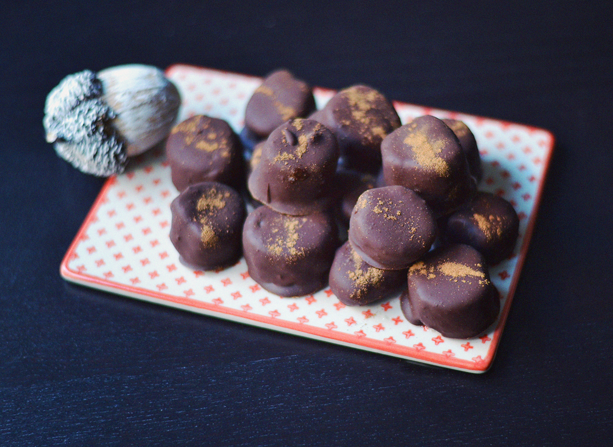 Chocolate Banana Truffles | http://BananaBloom.com