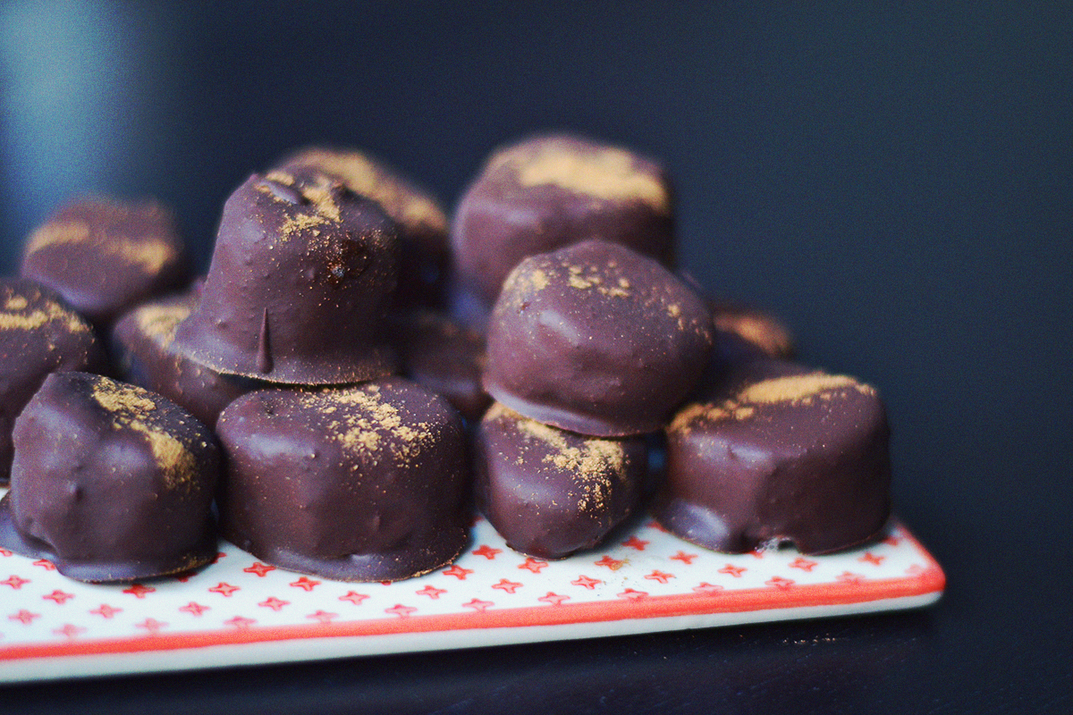 Chocolate Banana Truffles | http://BananaBloom.com