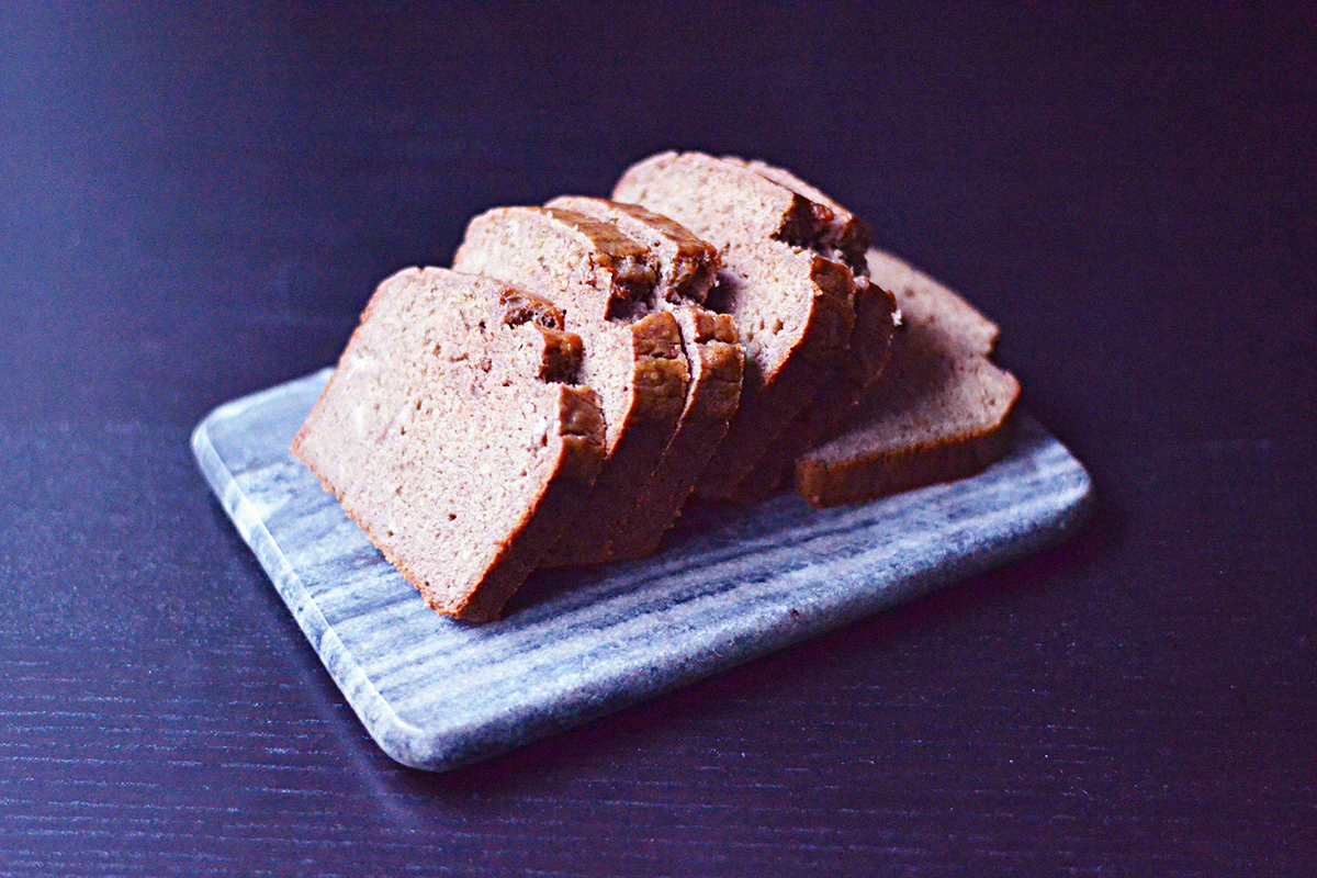 Gluten Free Vegan Banana Bread | http://BananaBloom.com