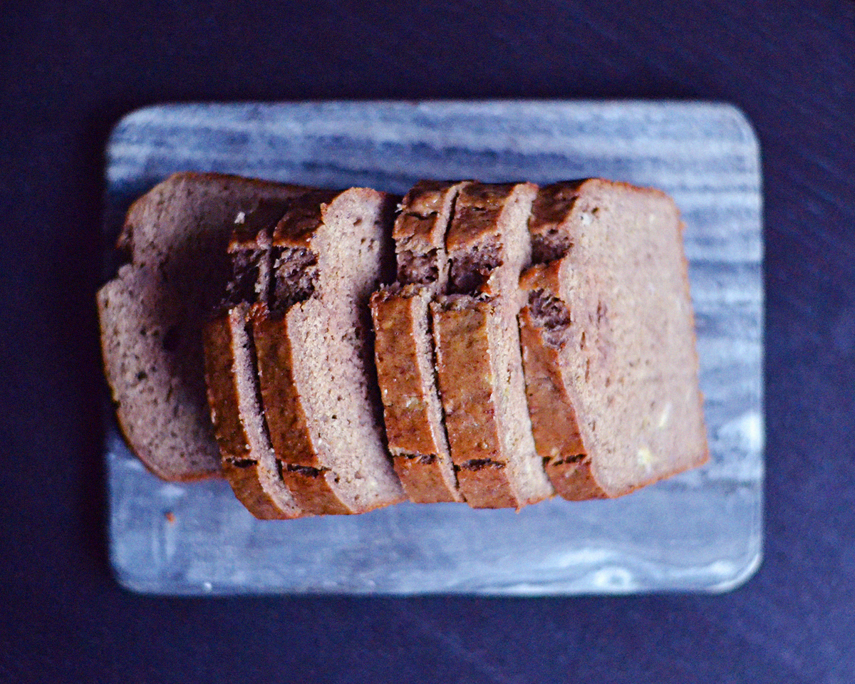 Gluten Free Vegan Banana Bread | http://BananaBloom.com