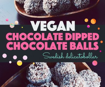 Chocolate Dipped Chocolate Balls | http://BananaBloom.com