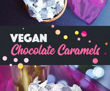 Vegan Chocolate Caramels | http://BananaBloom.com