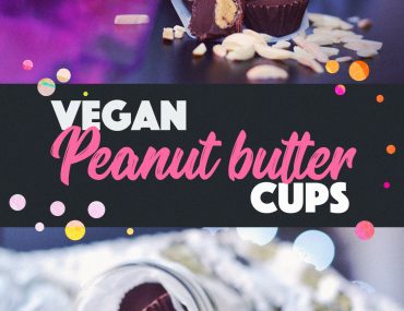 Easy 2-ingredient Vegan Peanut Butter Cups | http://BananaBloom.com
