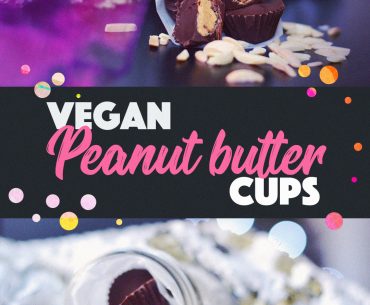 Easy 2-ingredient Vegan Peanut Butter Cups | http://BananaBloom.com