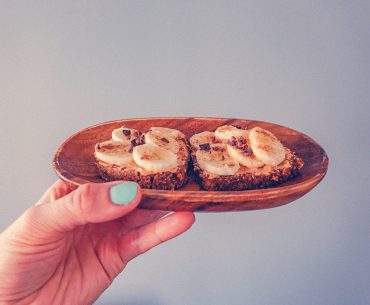 Peanut Butter Banana Toast | http://BananaBloom.com